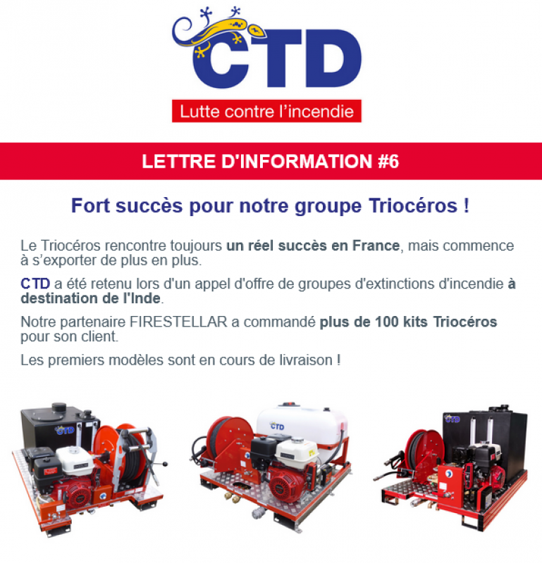 CTD Fire Fighting - Newsletter #6