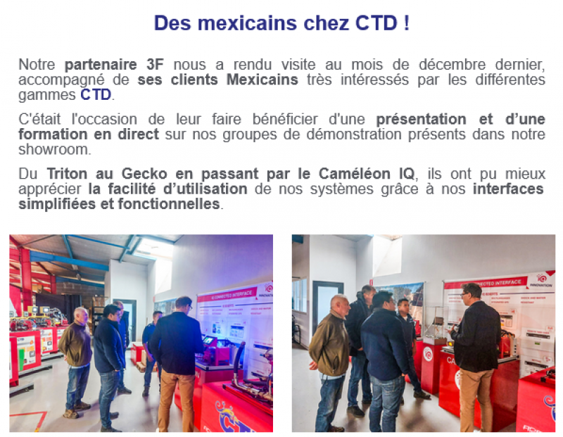 CTD Lutte contre l'incendie - Newsletter #6